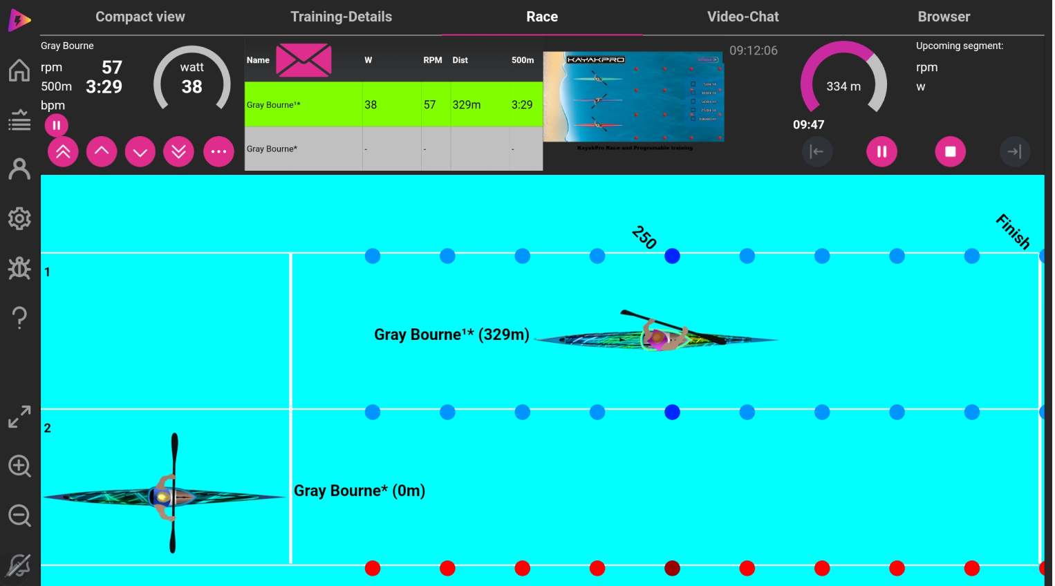 icTrainer Screen
